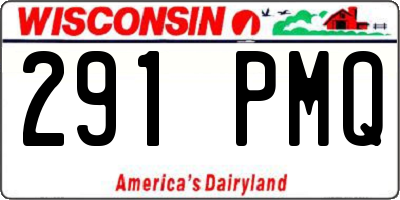 WI license plate 291PMQ