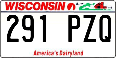 WI license plate 291PZQ