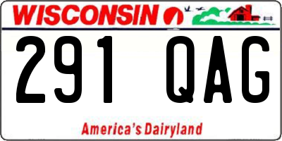 WI license plate 291QAG