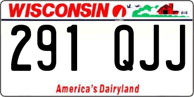 WI license plate 291QJJ
