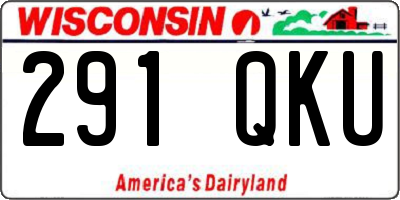 WI license plate 291QKU