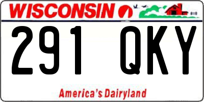 WI license plate 291QKY