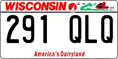 WI license plate 291QLQ
