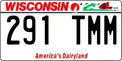 WI license plate 291TMM
