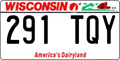 WI license plate 291TQY