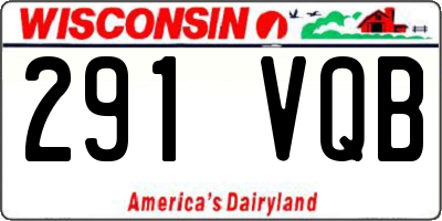 WI license plate 291VQB