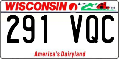 WI license plate 291VQC