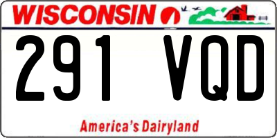 WI license plate 291VQD