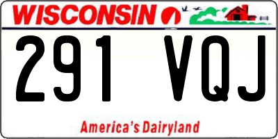 WI license plate 291VQJ