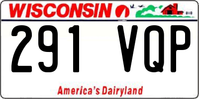 WI license plate 291VQP