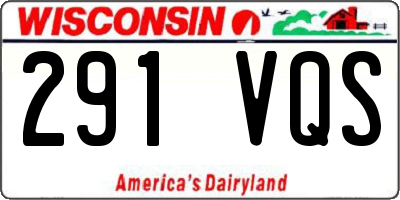 WI license plate 291VQS
