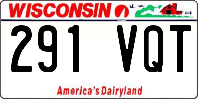 WI license plate 291VQT