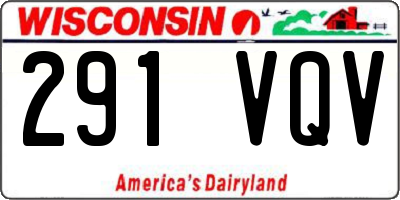 WI license plate 291VQV