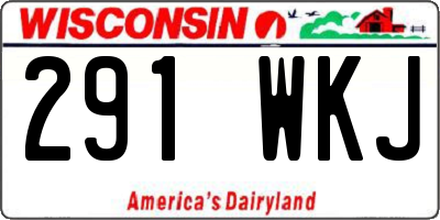 WI license plate 291WKJ