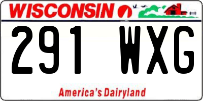 WI license plate 291WXG
