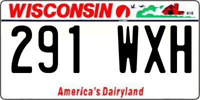 WI license plate 291WXH