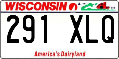 WI license plate 291XLQ