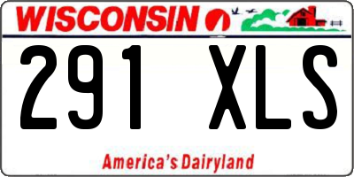 WI license plate 291XLS