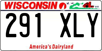 WI license plate 291XLY