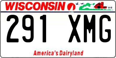 WI license plate 291XMG