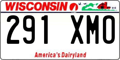WI license plate 291XMO