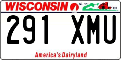 WI license plate 291XMU