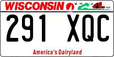 WI license plate 291XQC