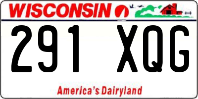 WI license plate 291XQG