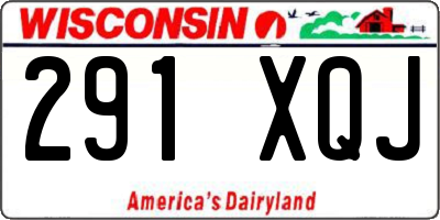 WI license plate 291XQJ