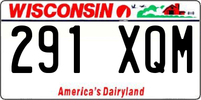 WI license plate 291XQM