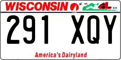 WI license plate 291XQY