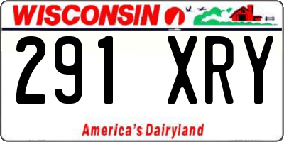 WI license plate 291XRY