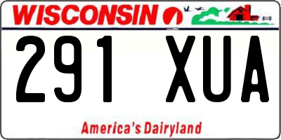 WI license plate 291XUA