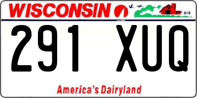 WI license plate 291XUQ