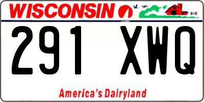 WI license plate 291XWQ
