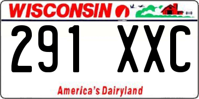 WI license plate 291XXC