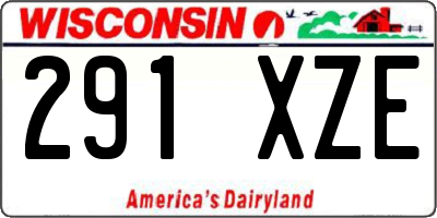 WI license plate 291XZE