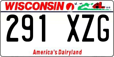 WI license plate 291XZG