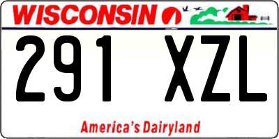 WI license plate 291XZL