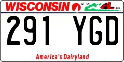 WI license plate 291YGD
