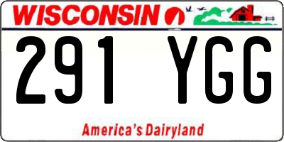 WI license plate 291YGG