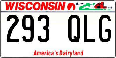 WI license plate 293QLG