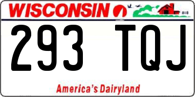 WI license plate 293TQJ