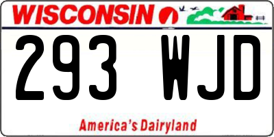WI license plate 293WJD