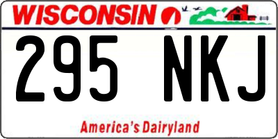 WI license plate 295NKJ