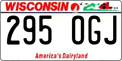 WI license plate 295OGJ