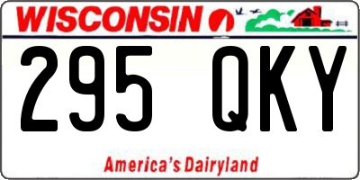 WI license plate 295QKY