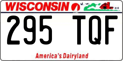 WI license plate 295TQF