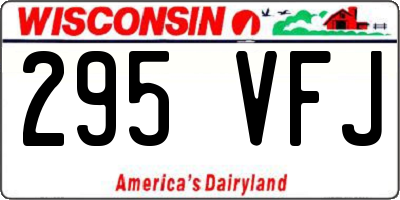 WI license plate 295VFJ