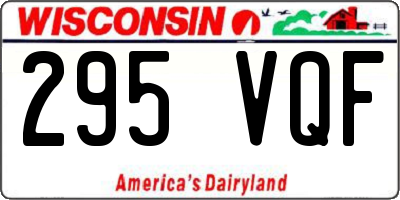 WI license plate 295VQF